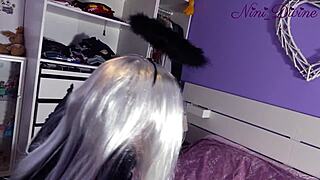 ai meu deus essa anja caída de bunda grande veio no halloween pra fuder com pauzão