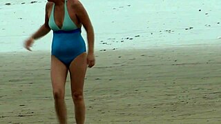 Stepmom Shaves Pussy Smooth For Bikini Then Hits Beach For Outdoor Fuck