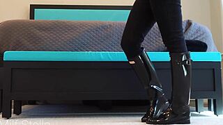 Craving that boot slut's mega cum load?
