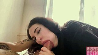 stepsis sneaks huge cock pounding while no one's looking in garage closeup