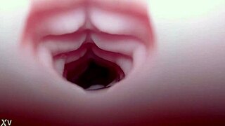 Quickie monster creampie blasts emelie's fleshlight toy ass deep with sound!