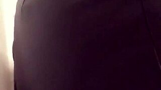 Stepdaughter Drops Leather Skirt Reveals Tight Ass