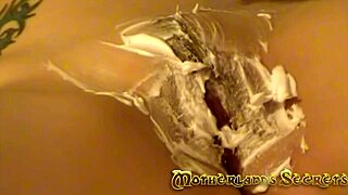 shaving my kitty smooth with lucio marave 😻💦