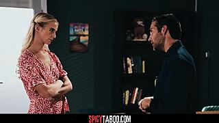Blonde Teen Student Rides Professor in Doggystyle Deepthroat Frenzy