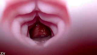 Quickie monster creampie blasts emelie's fleshlight toy ass deep with sound!