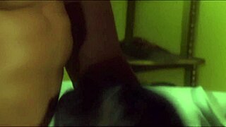 shayna knight takes threesome double penetration in bed with big cock riding