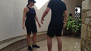 Lesbian Loses Bet Fucks Service Buddy Hard