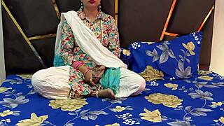 flirty bhabhi begs devar fuck her pregnant real orgasm hindi moans!