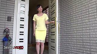 Kotone Kuroki delivers intense deepthroat blowjob then wild Japanese sex ride