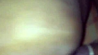 fat ebony ass bounces on huge black monster cock close up