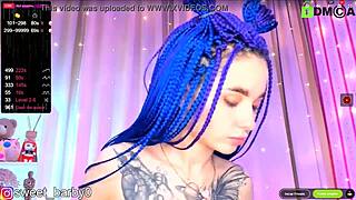 hey blue haired slut show us that tight teen ass on webcam annbarby??