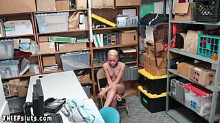 leashed black teen aria faye pounded by officer!!