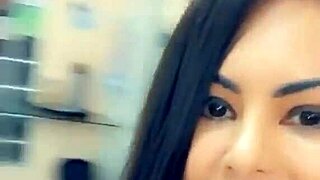 Queen Bee Brunette Records Tanned Curves in Sexy Lingerie Videos