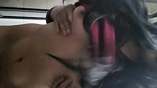 schoolgirl sneaks bathroom fuck with classmate hidden camera catches tight pussy creampie