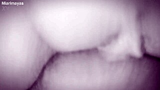 dominican bbw took evry drop of my hot cum all over her fat belly