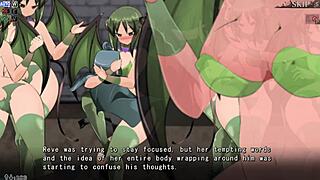 yume-same succubus gets dominated in tall femdom face sitting defeat