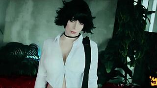 DMC LADY GIVES DIVINE BLOWJOB then BENT OVER CREAMPIE PUSSY DOGGYSTYLE - moliyredwolf