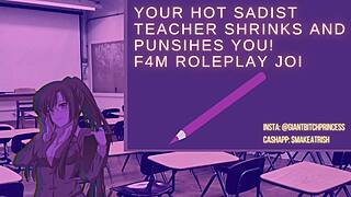 i shrink you tiny and force your cum on my giant sadist feet joi