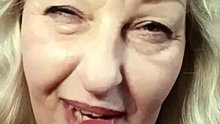 Blue-Eyed Mature Pegs Guy with Dildo in Retro Fetish Roleplay