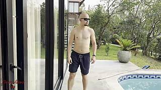 FODENDO A FILHA DO PATRÃO! Cherry Adams squirts hard riding huge cock cowgirl!