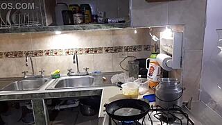 WHAT IF Estefani's NAKED stripping clothes ripped teasing her big ass in LINGERIE?