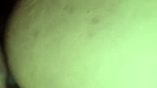 Chegou do trabalho querendo sentada com gozo na bunda gostosa
