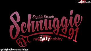 a teasing day with blonde schnuggie unfolds