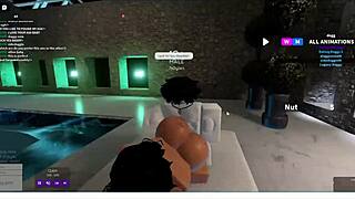 me dejo follarla largo rato roblox game fuck
