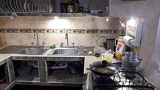 WHAT IF Estefani's NAKED stripping clothes ripped teasing her big ass in LINGERIE?