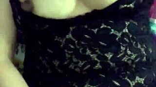 mexican milf julia soto fingers pussy in sexy black lingerie