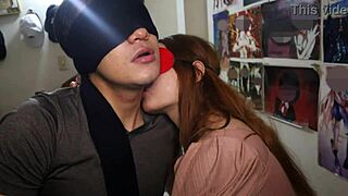 Wet deep saliva tongue kisses