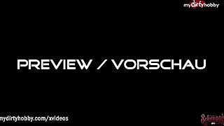 a teasing day with blonde schnuggie unfolds