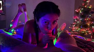 Girlfriend Chokes on Homemade Deepthroat Face Fuck from Friend