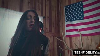 whoa, check out teenfidelity's bad girl alexa raye getting roughly handcuffed and creampied hard!