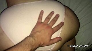 whoa check out this chubby stepmom's massive ass and that wild hairy beaver