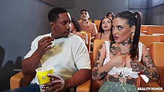 cumming all over this athletic latina brunettes pierced face pov reality