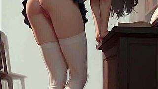 Who's ripping clothes off this perfect ass college miniskirt slut?