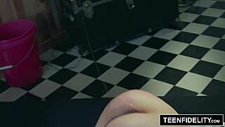 whoa, check out teenfidelity's bad girl alexa raye getting roughly handcuffed and creampied hard!