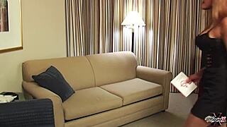 maxine x fingers and licks her oriental pussy hole for max pleasure