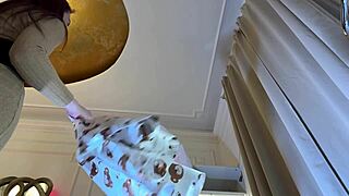 Hot Skinny Girl Reunites with Lesbian Girlfriend for No-Panties Fake Porn Shoot