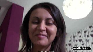 😍 flawless czech babe strips in shop then takes hardcore pov assfucking after seduction