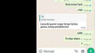 latina hopped on horny web chat. she lost control in steamy frenzy