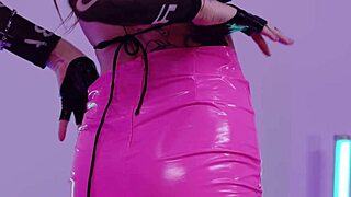 Dripping Creampie Fills Tattoo Babe Eden Ivy's Ripped Latex Pussy After Rough Face Fuck