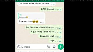 latina hopped on horny web chat. she lost control in steamy frenzy