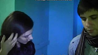 hey, wanna see this young girlfriend get fucked hard in the stairwell?