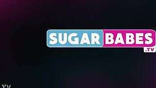 Sugarbabestv first midget oral on skis