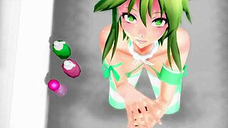 Anime Hentai Girl Delivers Intense Blowjob Action Sequence