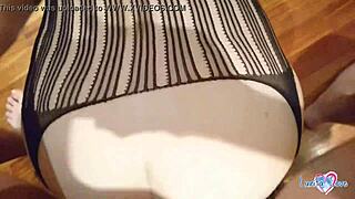 he blasts cum on my ass then fucks to my orgasm