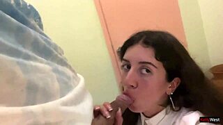 i begged my friend to cum on my face at cafe... ate food with sperm public cumwalk!!