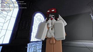 Spider-Girl Tangled in Daddy's Sticky Surprise Web